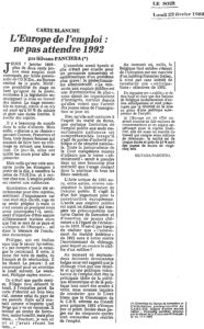 article Silvana Panciera Le Soir 1988